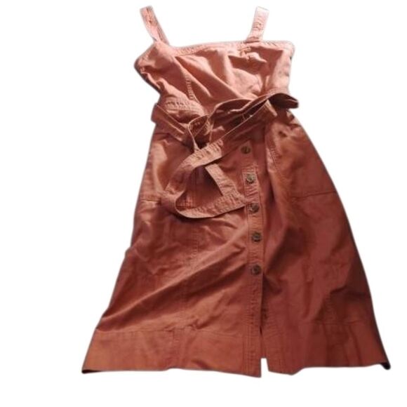 GAP Women's Midi Dress in Terracotta - Picture 1 of 5